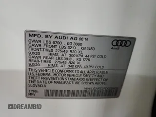 2015 Audi Q7 3.0T Premium Plus with VIN WA1LGAFE2FD002409, listed as a Copart auction lot 54202165 with 195,752 mi miles and Clean Title. Bid and sale history available at carsss.com. Image 12.