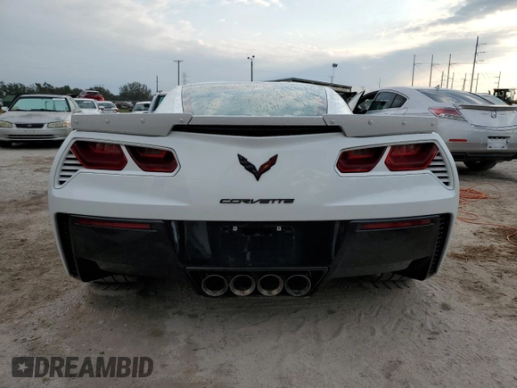 2019 Chevrolet Corvette Grand Sport 2LT with VIN 1G1YY2D73K5110974, listed as a Copart auction lot 75684654 with 6,552 mi miles and Non Repairable. Bid and sale history available at carsss.com. Image 6.