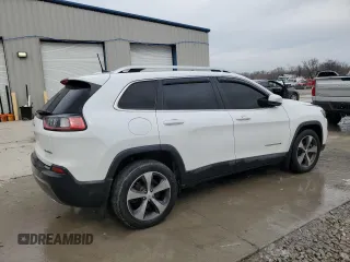2019 Jeep Cherokee Limited with VIN 1C4PJLDX2KD263106, listed as a Copart auction lot 46658915 with 77,934 mi miles and Salvage title. Bid and sale history available at DreamBid. Image 3.