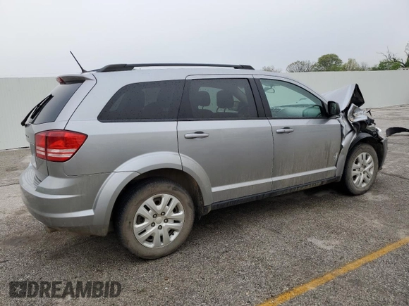 2017 Dodge Journey SE z VIN 3C4PDCAB2HT601316, wystawiony jako Copart lot #54153395 z przebiegiem 138 737 mil mil oraz Szkoda całkowita • Salvage title. Historia ofert i sprzedaży dostępna na DreamBid. Obrazek 3.