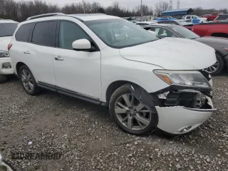 2014 Nissan Pathfinder SV with VIN 5N1AR2MM1EC640920, listed as a Copart auction lot 42110905 with Not Provided miles and Salvage Title. Bid and sale history available at carsss.com. Image 4.