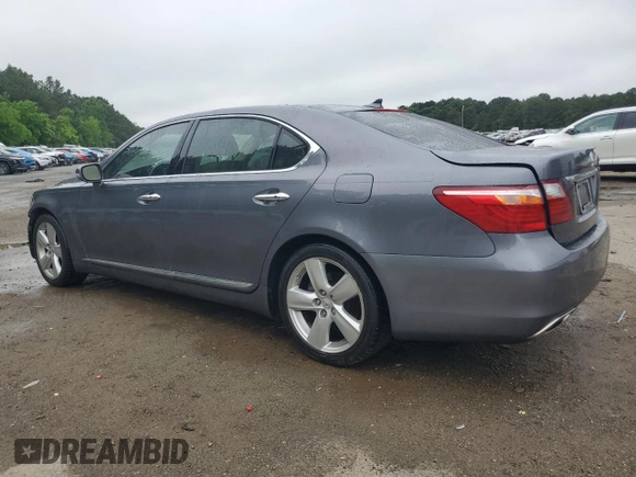 2012 Lexus LS 460 L with VIN JTHGL5EF1C5045907, listed as a Copart auction lot 54168465 with 55,688 mi miles and Salvage title. Bid and sale history available at DreamBid. Image 2.