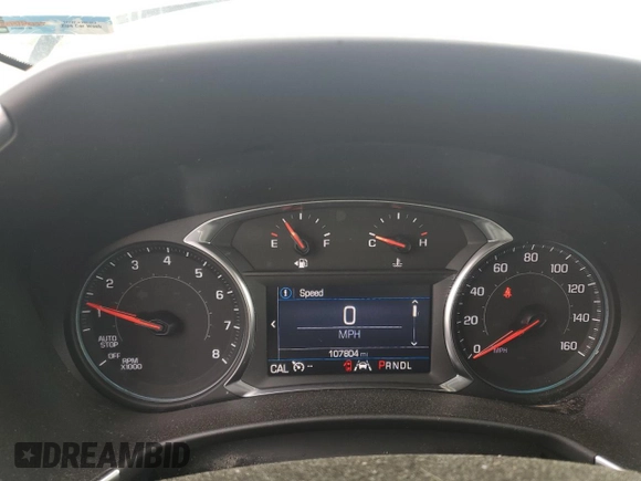 2021 Chevrolet Equinox LT with VIN 2GNAXKEV7M6161594, listed as a Copart auction lot 54564075 with 107,804 mi miles and Salvage Title. Bid and sale history available at DreamBid. Image 9.