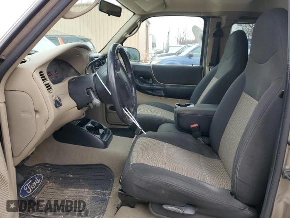 2003 Ford Ranger XLT Appearance with VIN 1FTYR44E23PB88604, listed as a Copart auction lot 47453325 with 121,293 mi miles and Salvage Title. Bid and sale history available at carsss.com. Image 7.