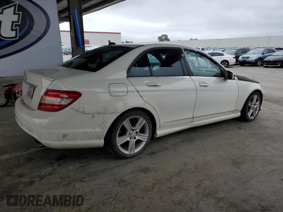 2011 Mercedes-Benz C with VIN WDDGF5EB4BA449124, listed as a Copart auction lot 55182075 with 147,699 mi miles and Clean Title. Bid and sale history available at carsss.com. Image 3.