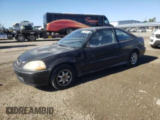 1996 Honda Civic DX with VIN 1HGEJ6224TL068696, listed as a Copart auction lot 87388624 with 235,974 mi miles and Salvage Title. Bid and sale history available at carsss.com. Image 1.