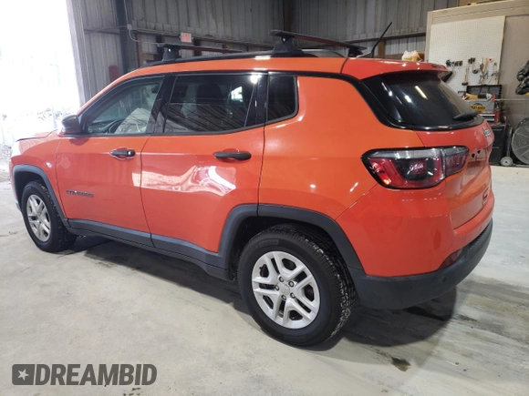 2017 Jeep Compass Sport with VIN 3C4NJCAB8HT643442, listed as a Copart auction lot 87031414 with 102,463 mi miles and Salvage Title. Bid and sale history available at carsss.com. Image 2.