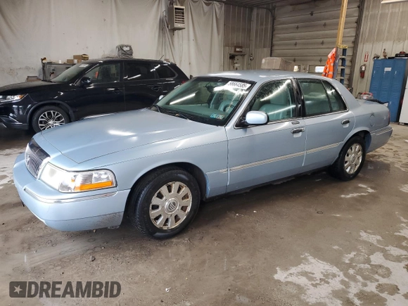 2003 Mercury Grand Marquis LS Premium z VIN 2MEHM75W33X645484, wystawiony jako Copart lot #58664585 z przebiegiem 145 064 mil mil oraz Czysty tytuł • Clean title. Historia ofert i sprzedaży dostępna na DreamBid. Obrazek 1.