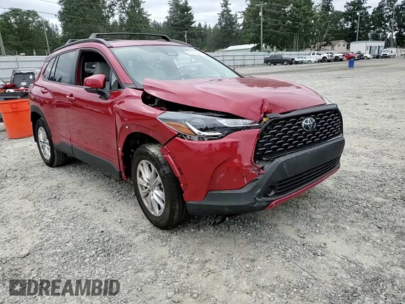 2024 Toyota Corolla Cross LE with VIN 7MUBAABG2RV120226, listed as a Copart auction lot 61014645 with 2,842 mi miles and Salvage title. Bid and sale history available at DreamBid. Image 14.