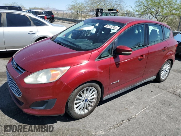2014 Ford C-Max SE z VIN 1FADP5AU1EL521753, wystawiony jako Copart lot #52584955 z przebiegiem 112 648 mil mil oraz Szkoda całkowita • Salvage title. Historia ofert i sprzedaży dostępna na DreamBid. Obrazek 1.
