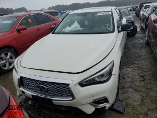 2021 Infiniti Q50 Luxe with VIN JN1EV7BP9MM705892, listed as a Copart auction lot 58545575 with Not provided miles and Salvage title. Bid and sale history available at DreamBid. Image 5.