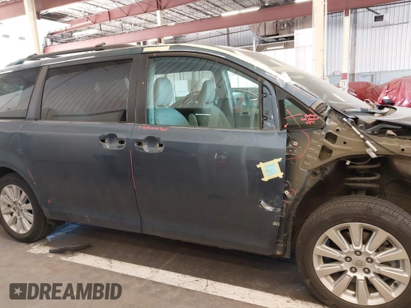 2014 Toyota Sienna Limited with VIN 5TDDK3DC6ES076022, listed as a IAAI auction lot 42174440 with 112,630 mi miles and . Bid and sale history available at DreamBid. Image 21.