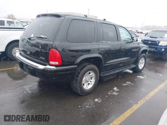2001 Dodge Durango with VIN 1B4HS28Z81F633580, listed as a IAAI auction lot 41927699 with 189,211 mi miles and . Bid and sale history available at DreamBid. Image 4.