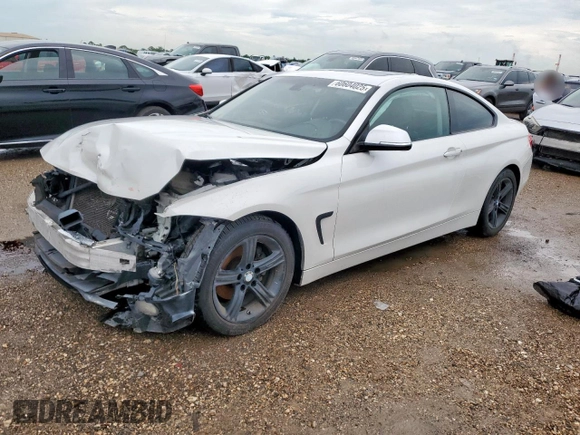 2015 BMW 4 Series 428i with VIN WBA3N7C59FK222559, listed as a Copart auction lot 60604025 with 151,375 mi miles and Salvage title. Bid and sale history available at DreamBid. Image 1.