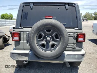 2018 Jeep Wrangler Unlimited Sport with VIN 1C4HJXDG6JW297676, listed as a Copart auction lot 63858435 with 93,380 mi miles and Clean title. Bid and sale history available at DreamBid. Image 6.