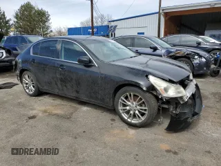 2007 Infiniti G35 Journey with VIN JNKBV61E77M716550, listed as a Copart auction lot 49495765 with 159,665 mi miles and Salvage Title. Bid and sale history available at DreamBid. Image 4.