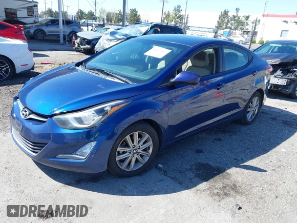 2016 Hyundai Elantra SE with VIN 5NPDH4AE2GH745258, listed as a IAAI auction lot 41818963 with 82,579 mi miles. Bid and sale history available at carsss.com. Image 17.
