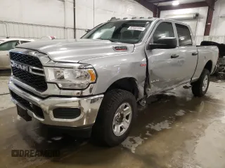 2022 Ram 2500 Tradesman with VIN 3C6UR5CJ5NG271848, listed as a Copart auction lot 82002354 with 23,511 mi miles and Salvage Title. Bid and sale history available at carsss.com. Image 1.