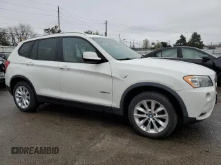 2013 BMW X3 xDrive28i with VIN 5UXWX9C51D0D05581, listed as a Copart auction lot 50946505 with 120,451 mi miles and Clean Title. Bid and sale history available at carsss.com. Image 4.