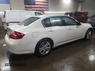 2015 Infiniti Q40 with VIN JN1CV6AP4FM580404, listed as a Copart auction lot 76910994 with 52,361 mi miles and Salvage Title. Bid and sale history available at carsss.com. Image 3.