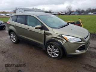 2013 Ford Escape SEL with VIN 1FMCU0HX1DUD51254, listed as a Copart auction lot 81525254 with 80,611 mi miles and Salvage Title. Bid and sale history available at carsss.com. Image 4.