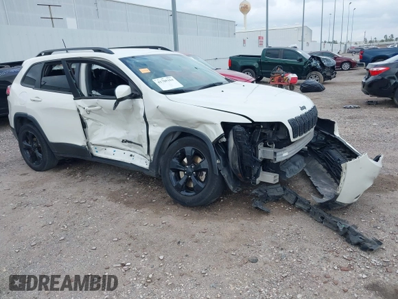 2019 Jeep Cherokee Latitude Plus with VIN 1C4PJLLBXKD405322, listed as a IAAI auction lot 41708104 with 93,295 mi miles and . Bid and sale history available at DreamBid. Image 1.