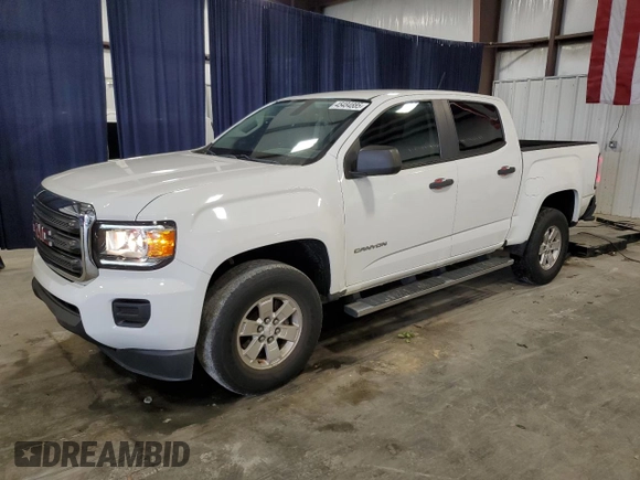 2019 GMC Canyon 2WD with VIN 1GTG5BEN4K1197364, listed as a Copart auction lot 45484885 with 38,141 mi miles and Salvage Title. Bid and sale history available at carsss.com. Image 1.