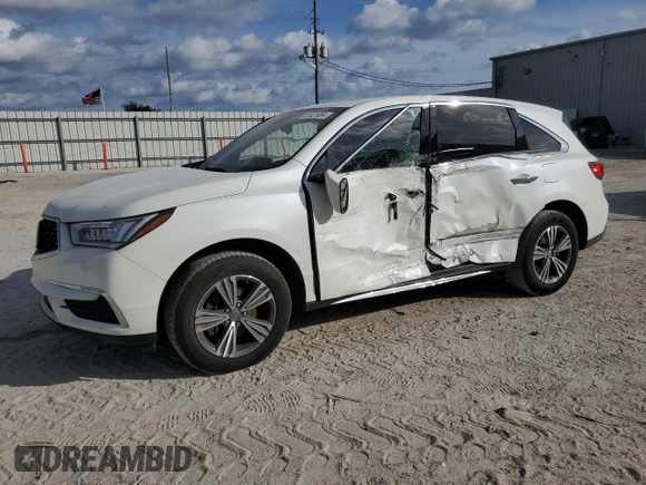 2019 Acura MDX with VIN 5J8YD3H39KL004168, listed as a Copart auction lot 81821064 with 116,418 mi miles and Non Repairable. Bid and sale history available at carsss.com. Image 1.