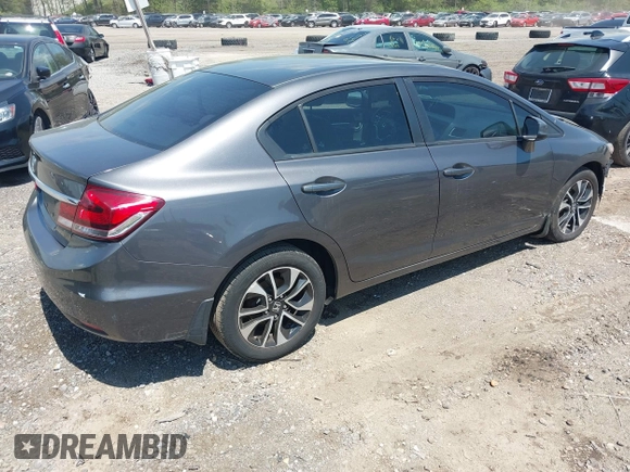 2013 Honda Civic EX with VIN 2HGFB2F86DH523443, listed as a IAAI auction lot 42199685 with 189,804 mi miles and . Bid and sale history available at DreamBid. Image 4.