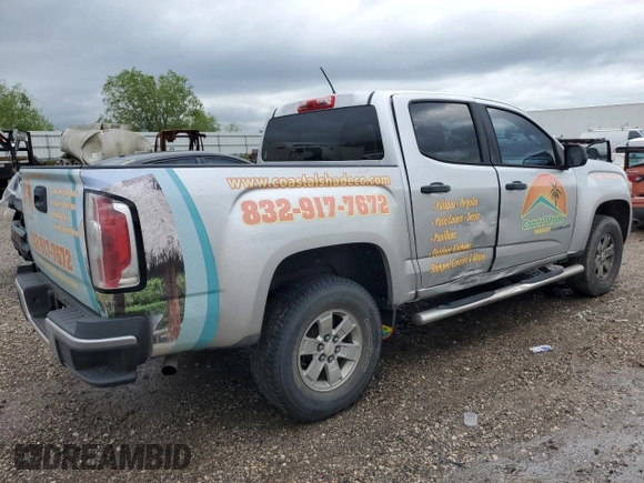 2016 GMC Canyon 2WD with VIN 1GTG5BEA8G1371697, listed as a Copart auction lot 50586405 with 143,363 mi miles and Salvage Title. Bid and sale history available at carsss.com. Image 3.