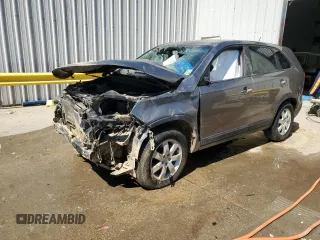 2012 Kia Sorento LX with VIN 5XYKT3A12CG190620, listed as a Copart auction lot 48409665 with 0 mi miles and Salvage Title. Bid and sale history available at carsss.com. Image 1.