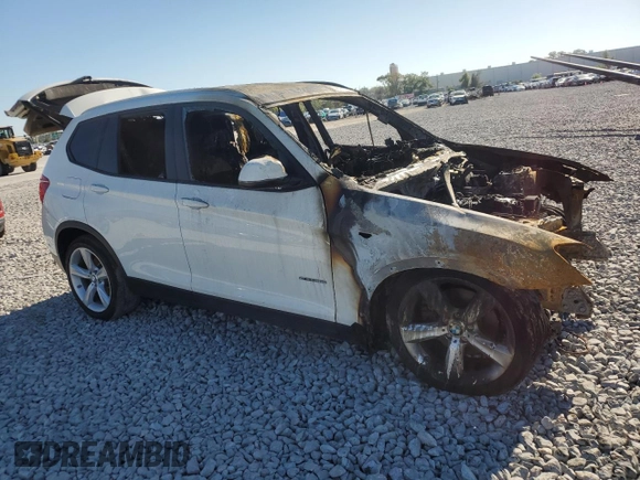 2017 BMW X3 sDrive28i with VIN 5UXWZ7C52H0V85514, listed as a Copart auction lot 48710185 with 0 mi miles and Non Repairable. Bid and sale history available at carsss.com. Image 4.