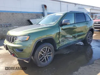 2021 Jeep Grand Cherokee Trailhawk with VIN 1C4RJFLT8MC500800, listed as a Copart auction lot 52328545 with 45,761 mi miles and Salvage Title. Bid and sale history available at carsss.com. Image 1.