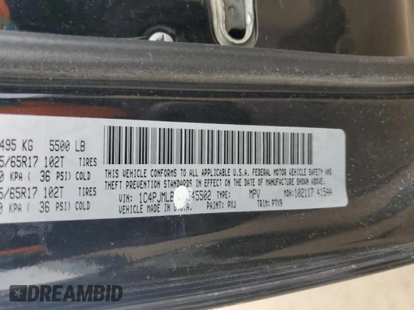 2020 Jeep Cherokee Latitude Plus with VIN 1C4PJMLB0LD545502, listed as a Copart auction lot 45426445 with 139,852 mi miles and Salvage Title. Bid and sale history available at DreamBid. Image 14.