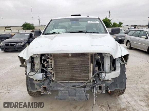 2023 Ram 1500 Tradesman with VIN 3C6JR6DG6PG671268, listed as a Copart auction lot 59573325 with 65,993 mi miles and Salvage title. Bid and sale history available at DreamBid. Image 5.