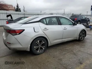 2020 Nissan Sentra SV with VIN 3N1AB8CV4LY237382, listed as a Copart auction lot 84118414 with 79,835 mi miles and Salvage Title. Bid and sale history available at DreamBid. Image 3.