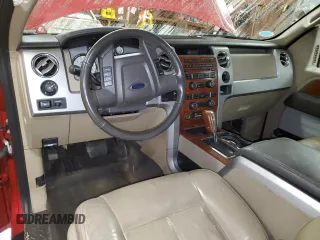 2009 Ford F-150 XL with VIN 1FTPX14V59FB39881, listed as a Copart auction lot 42970235 with 0 mi miles and Salvage Title. Bid and sale history available at carsss.com. Image 8.