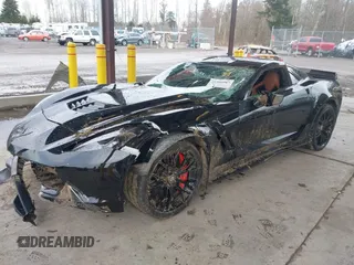 2015 Chevrolet Corvette Z06 3LZ with VIN 1G1YU2D67F5606353, listed as a IAAI auction lot 41500987 with 20,876 mi miles. Bid and sale history available at carsss.com. Image 17.