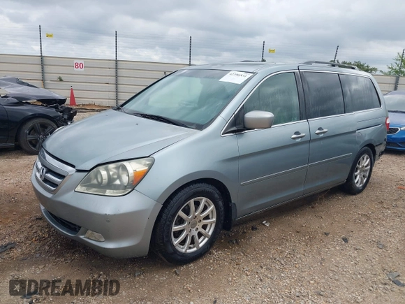 2005 Honda Odyssey Touring с VIN 5FNRL38805B120917, выставлен на аукционе IAAI как лот 42396531 с пробегом 267 626 миль миль и . История ставок и продаж доступна на DreamBid. Изображение 2.