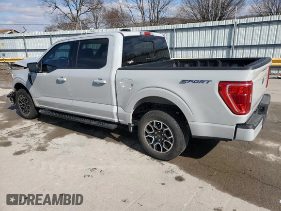 2023 Ford F-150 XL with VIN 1FTEW1CP4PKD26319, listed as a Copart auction lot 43797415 with 25,895 mi miles and Salvage Title. Bid and sale history available at DreamBid. Image 2.