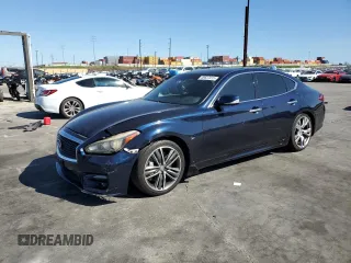 2017 Infiniti Q70 3.7 z VIN JN1BY1AP1HM741381, wystawiony jako Copart lot #48637015 z przebiegiem 122 862 mil mil oraz Szkoda całkowita • Salvage title. Historia ofert i sprzedaży dostępna na DreamBid. Obrazek 1.