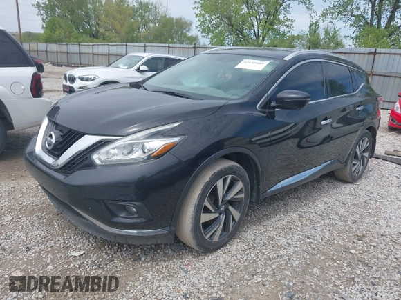 2016 Nissan Murano S z VIN 5N1AZ2MH9GN171490, wystawiony jako IAAI lot #42155605 z przebiegiem 234 183 mil mil oraz . Historia ofert i sprzedaży dostępna na DreamBid. Obrazek 2.