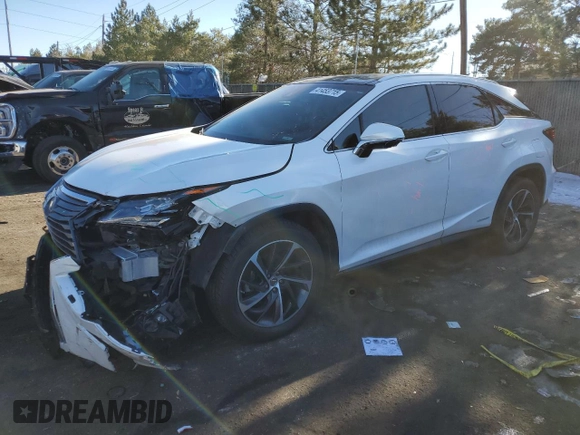 2017 Lexus RX with VIN 2T2BGMCA5HC017356, listed as a Copart auction lot 41453715 with 56,213 mi miles and Salvage Title. Bid and sale history available at carsss.com. Image 1.