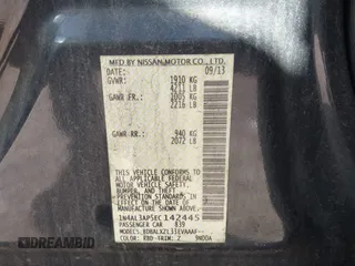 2014 Nissan Altima SL with VIN 1N4AL3AP5EC142445, listed as a IAAI auction lot 41820931 with 253,146 mi miles and . Bid and sale history available at DreamBid. Image 9.