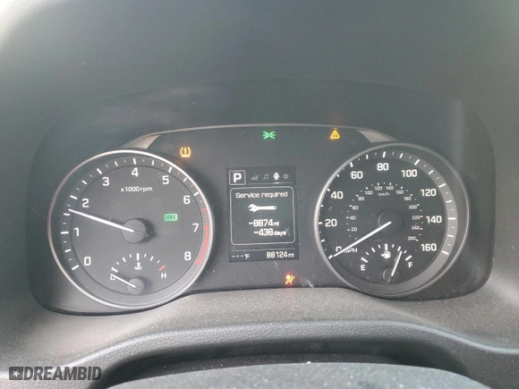 2018 Hyundai Elantra SEL with VIN 5NPD84LF8JH252133, listed as a Copart auction lot 48426775 with 88,124 mi miles and Salvage Title. Bid and sale history available at carsss.com. Image 9.
