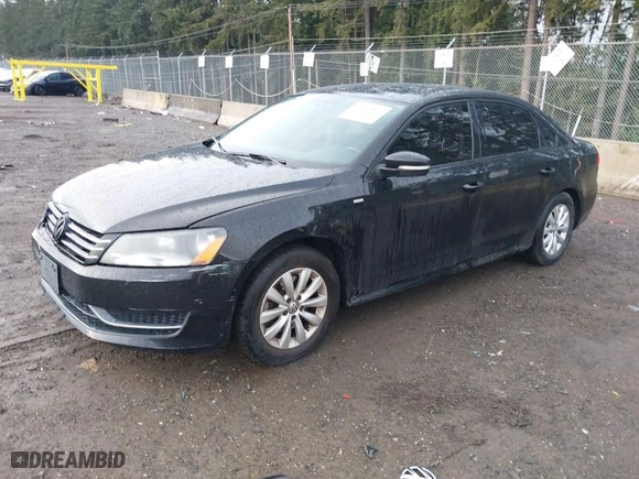 2014 Volkswagen Passat Wolfsburg Ed with VIN 1VWAT7A35EC093520, listed as a IAAI auction lot 41594539 with 139,779 mi miles. Bid and sale history available at carsss.com. Image 2.