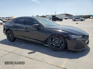 2024 Acura TLX Technology with VIN 19UUB5F43RA000103, listed as a Copart auction lot 61647254 with 8,929 mi miles and Salvage Title. Bid and sale history available at DreamBid. Image 4.