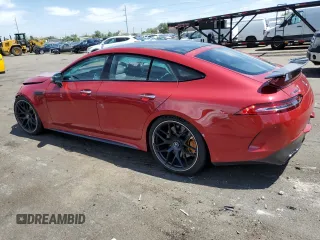 2024 Mercedes-Benz AMG GT 63 S E Performance с VIN W1K7X7KB4RV000221, выставлен на аукционе Copart как лот 66413234 с пробегом 407 миль миль и Списание • Salvage title. История ставок и продаж доступна на DreamBid. Изображение 2.