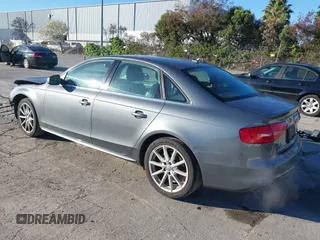 2014 Audi A4 Premium Plus with VIN WAUFFAFL3EN005183, listed as a IAAI auction lot 41868791 with 158,885 mi miles. Bid and sale history available at carsss.com. Image 3.
