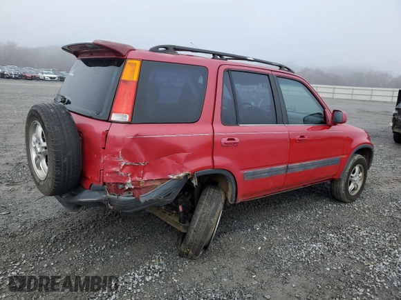 1999 Honda CR-V EX with VIN JHLRD1862XC035063, listed as a Copart auction lot 50295585 with 243,860 mi miles and Salvage Title. Bid and sale history available at carsss.com. Image 3.